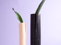 manomama Leather Vase